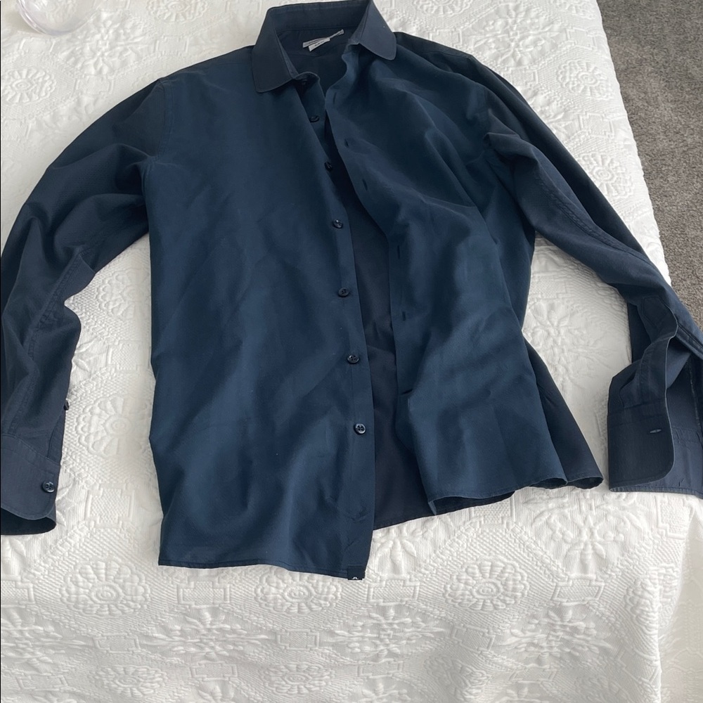J. Lindeberg Men’s Navy Blue Shirt